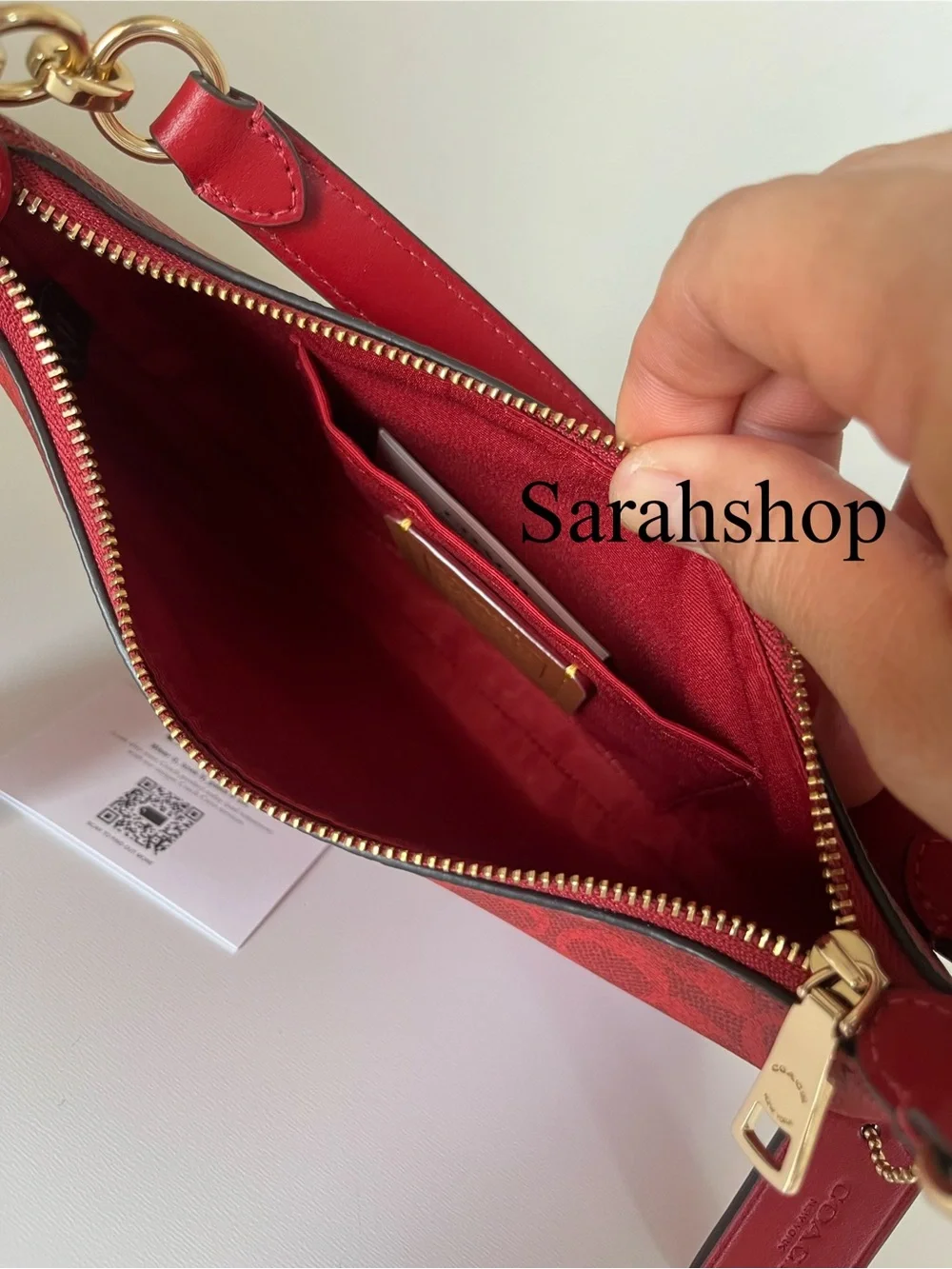✅Coach Mini Payton Hobo In Signature Canvas